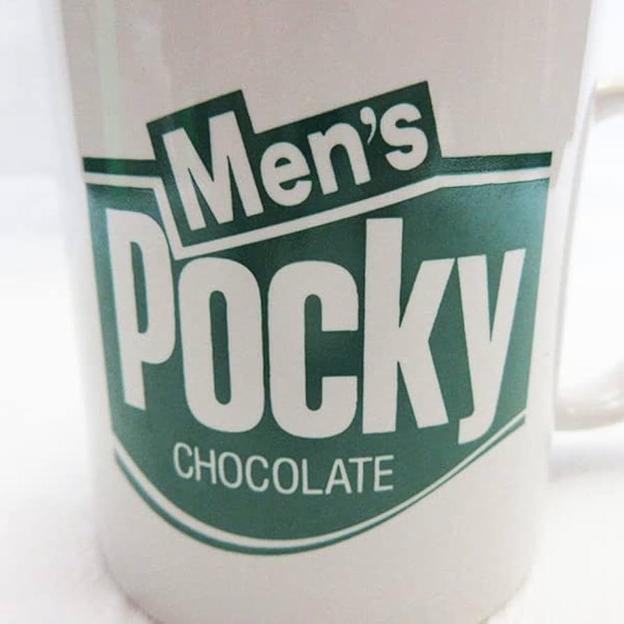 Amazon | レア 90s グリコ Men's Pocky CHOCOLATE マグカップ